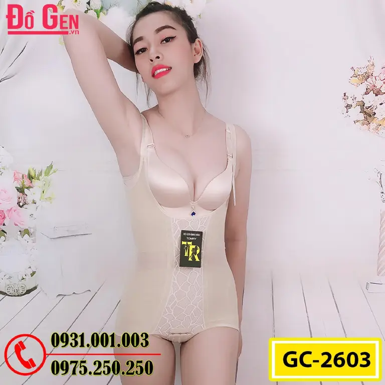 Bộ Đồ Lót Gen Nịt Bụng Định Hình Vòng Eo (Cod: GC-2603)