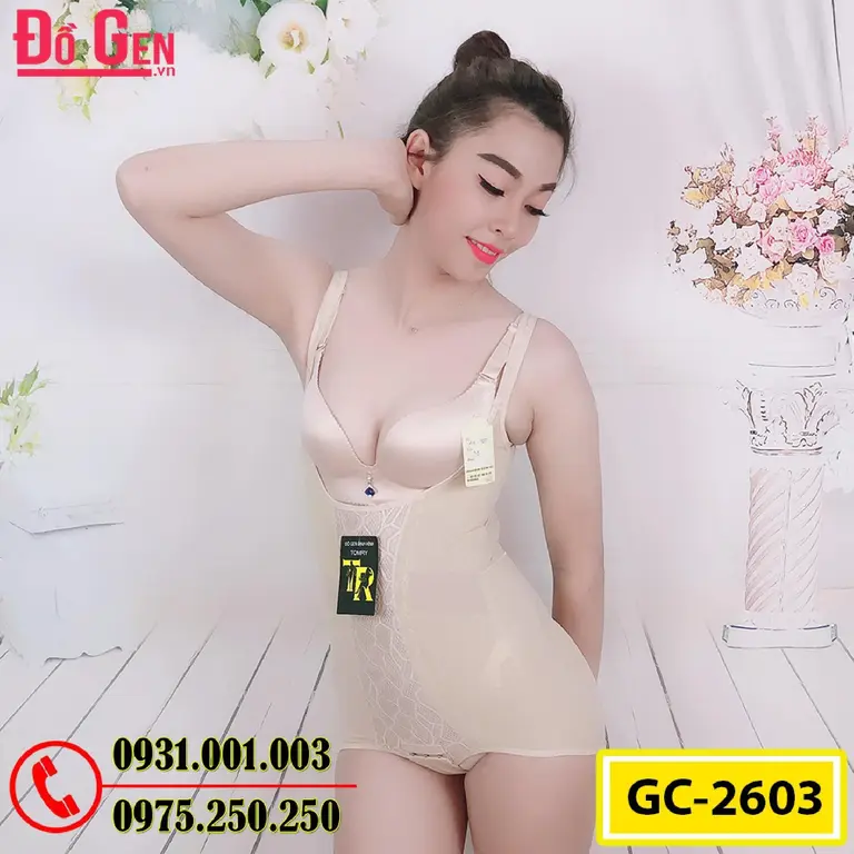 Bộ Đồ Lót Gen Nịt Bụng Định Hình Vòng Eo (Cod: GC-2603)