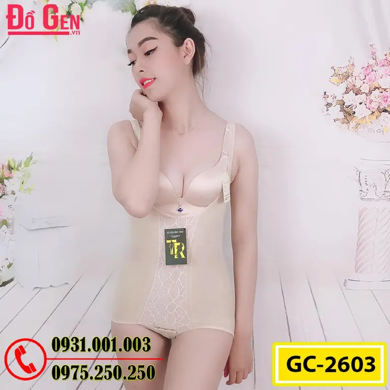 Bộ Đồ Lót Gen Nịt Bụng Định Hình Vòng Eo (Cod: GC-2603)