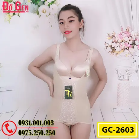 Bộ Đồ Lót Gen Nịt Bụng Định Hình Vòng Eo (Cod: GC-2603)