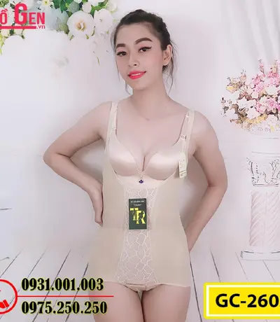 Bộ Đồ Lót Gen Nịt Bụng Định Hình Vòng Eo (Cod: GC-2603)