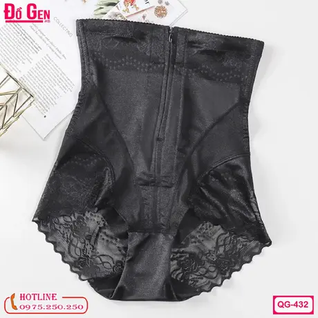 Quần Gen Nịt Bụng Cao Cấp Sau Sinh Dáng Gài Dây Kéo QG-432