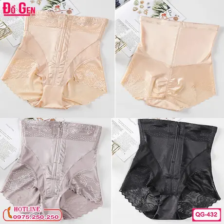 Quần Gen Nịt Bụng Cao Cấp Sau Sinh Dáng Gài Dây Kéo QG-432