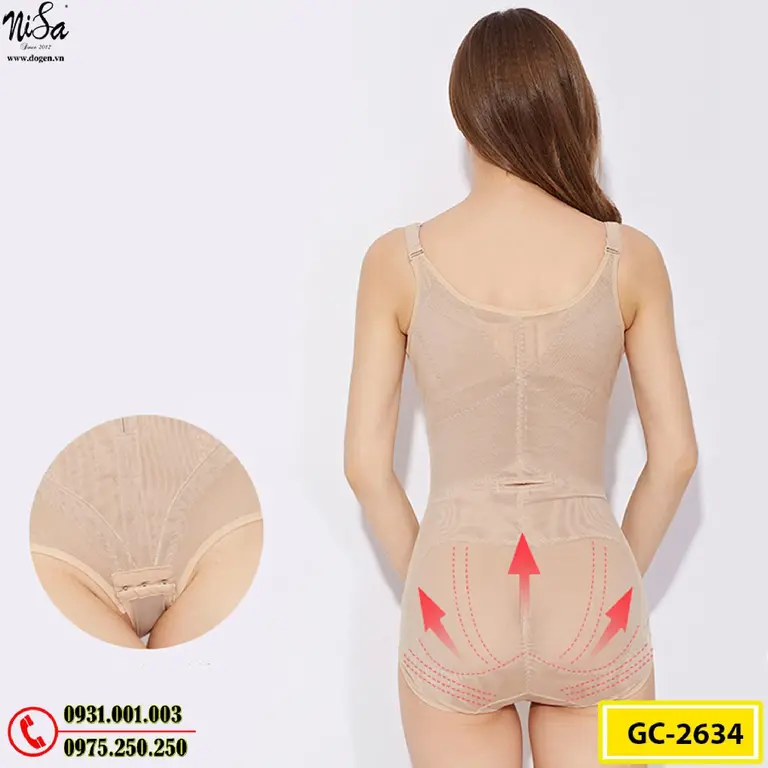 Đồ Lót Định Hình - Quần Áo Gen Định Hình Cao Cấp Liền Thân (Cod: GC-2634)