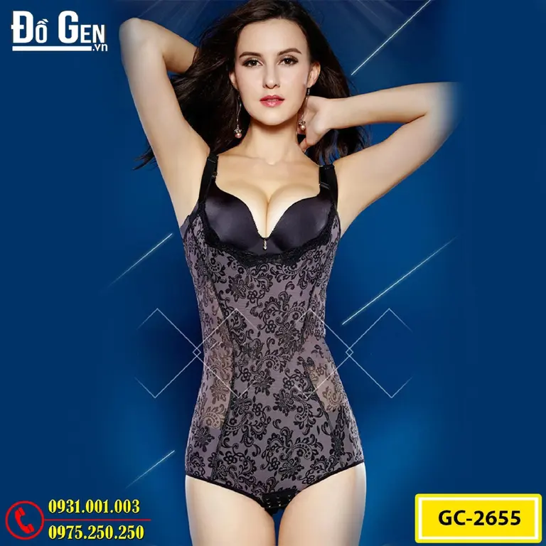 Bộ Đồ Lót Định Hình - Đồ Gen Liền Thân Cao Cấp Hỗ Trợ Giảm Cân (Cod: GC-2655)