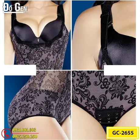 Bộ Đồ Lót Định Hình - Đồ Gen Liền Thân Cao Cấp Hỗ Trợ Giảm Cân (Cod: GC-2655)