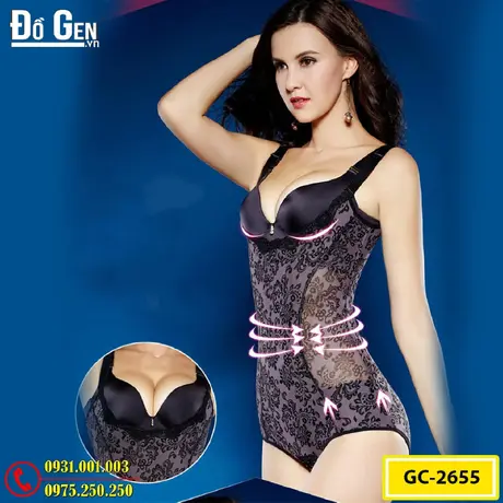 Bộ Đồ Lót Định Hình - Đồ Gen Liền Thân Cao Cấp Hỗ Trợ Giảm Cân (Cod: GC-2655)