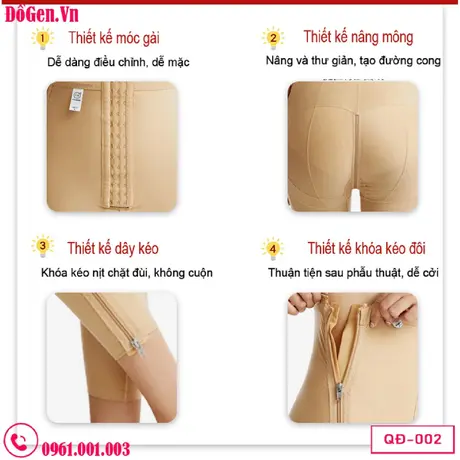 Quần Gen Nịt Bụng Đùi Sau Phẫu Thuật Hút Mỡ Bụng và Đùi