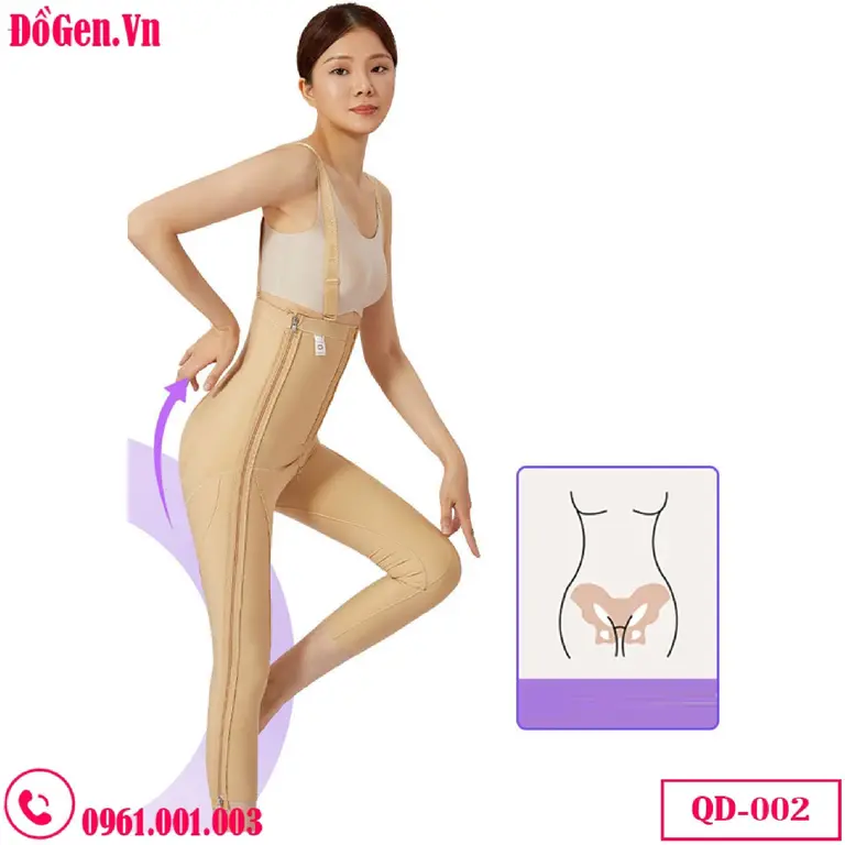 Quần Gen Nịt Bụng Đùi Sau Phẫu Thuật Hút Mỡ Bụng và Đùi