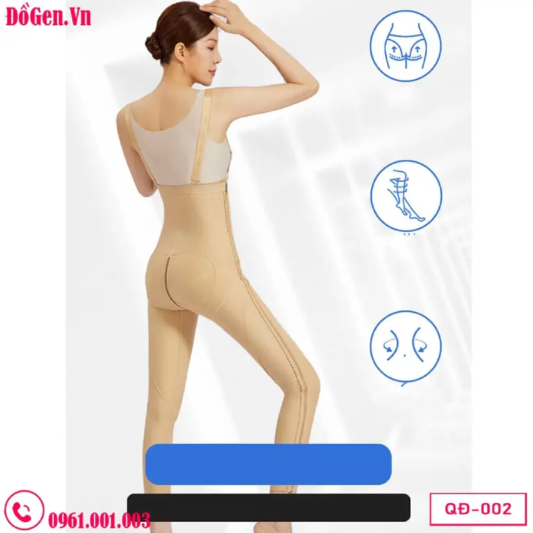Quần Gen Nịt Bụng Đùi Sau Phẫu Thuật Hút Mỡ Bụng và Đùi