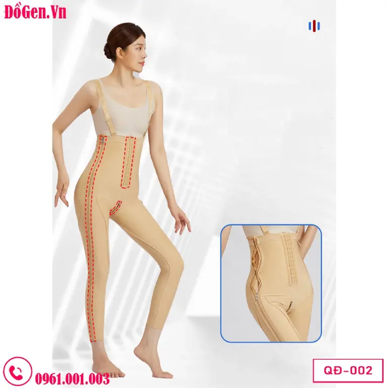 Quần Gen Nịt Bụng Đùi Sau Phẫu Thuật Hút Mỡ Bụng và Đùi