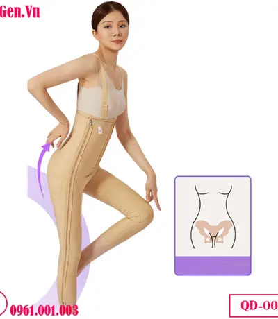Quần Gen Nịt Bụng Đùi Sau Phẫu Thuật Hút Mỡ Bụng và Đùi
