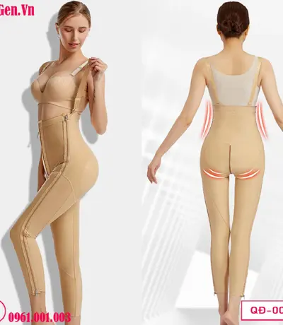 Quần Gen Nịt Bụng Đùi Sau Phẫu Thuật Hút Mỡ Bụng và Đùi