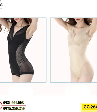 Bộ Đồ Gen Định Hình - Đồ Lót Định Hình Thu Gọn Vòng Eo (Cod: GC-2644)