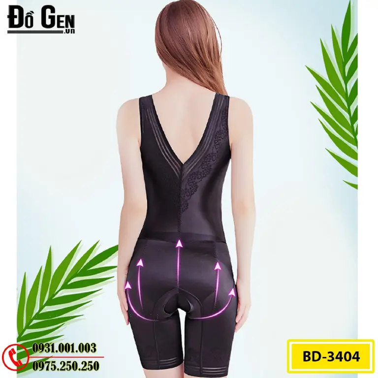 Bộ Đồ Gen Định Hình Toàn Thân Cao Cấp Có Đùi (Cod: BD-3404)