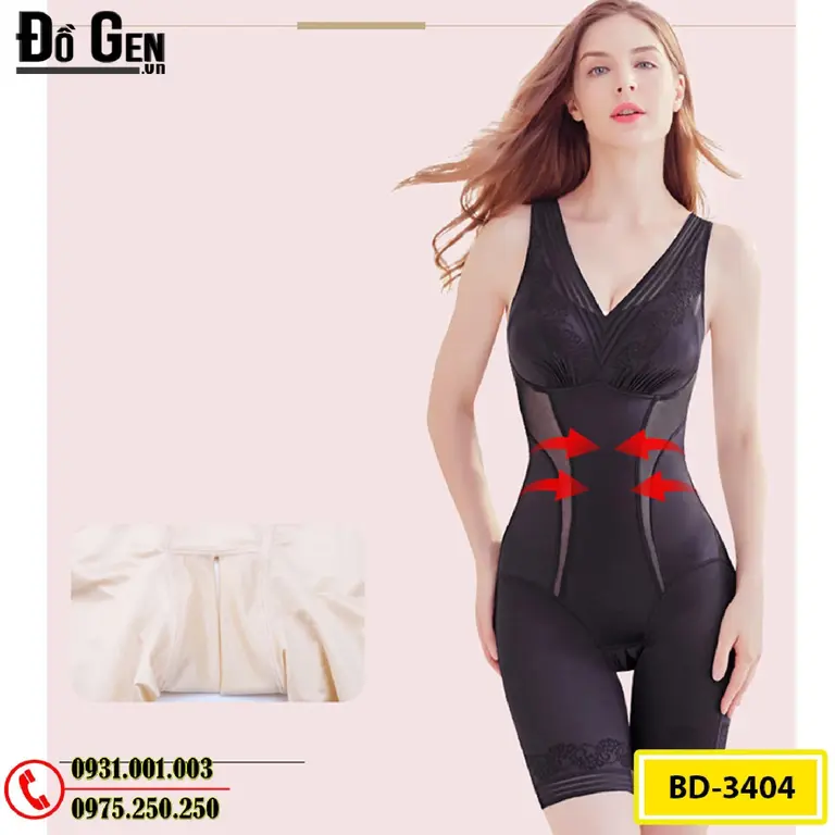 Bộ Đồ Gen Định Hình Toàn Thân Cao Cấp Có Đùi (Cod: BD-3404)