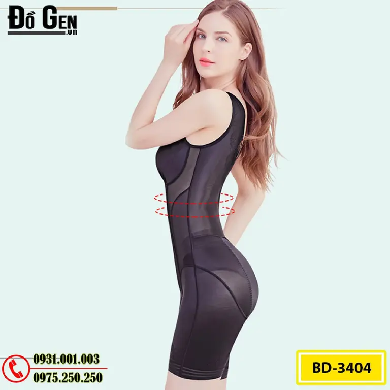 Bộ Đồ Gen Định Hình Toàn Thân Cao Cấp Có Đùi (Cod: BD-3404)