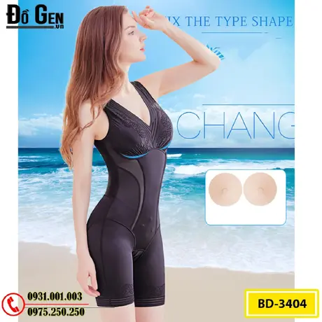 Bộ Đồ Gen Định Hình Toàn Thân Cao Cấp Có Đùi (Cod: BD-3404)