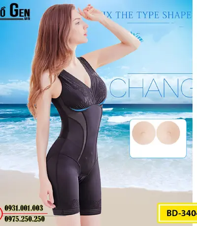 Bộ Đồ Gen Định Hình Toàn Thân Cao Cấp Có Đùi (Cod: BD-3404)