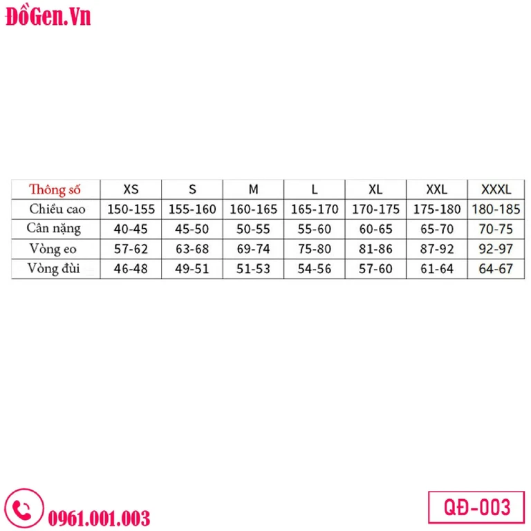 Quần Gen Nịt Bụng Đùi Sau Phẫu Thuật Hút Mỡ Bụng và Đùi QĐ-003