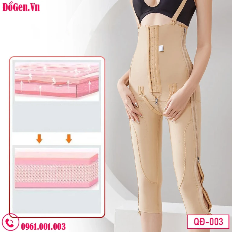 Quần Gen Định Hình Nịt Bụng Và Đùi Thu Nhỏ Eo Sau Hút Mỡ