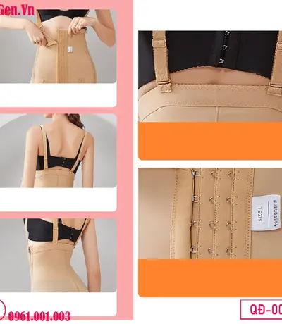 Quần Gen Định Hình Nịt Bụng Và Đùi Thu Nhỏ Eo Sau Hút Mỡ