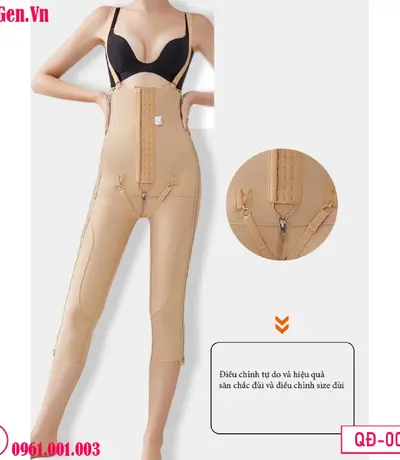 Quần Gen Định Hình Nịt Bụng Và Đùi Thu Nhỏ Eo Sau Hút Mỡ