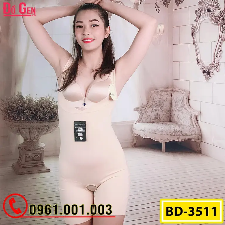 Bộ Đồ Gen Định Hình - Đồ Lót Định Hình Thu Gọn Vòng Eo (Cod: BD-3511)