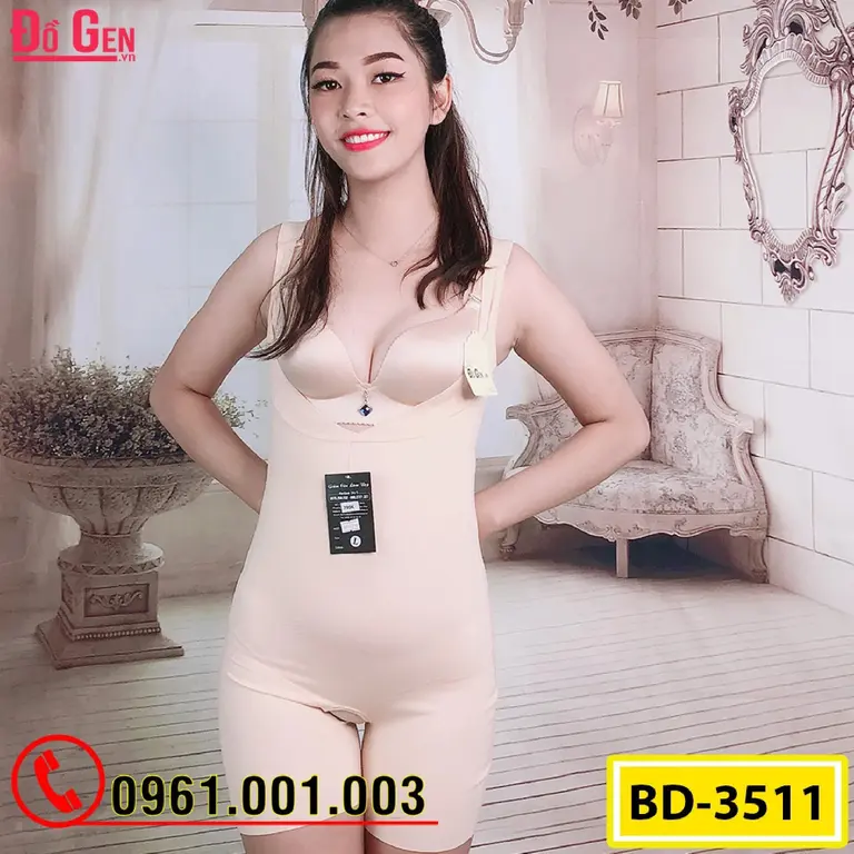 Bộ Đồ Gen Định Hình - Đồ Lót Định Hình Thu Gọn Vòng Eo (Cod: BD-3511)