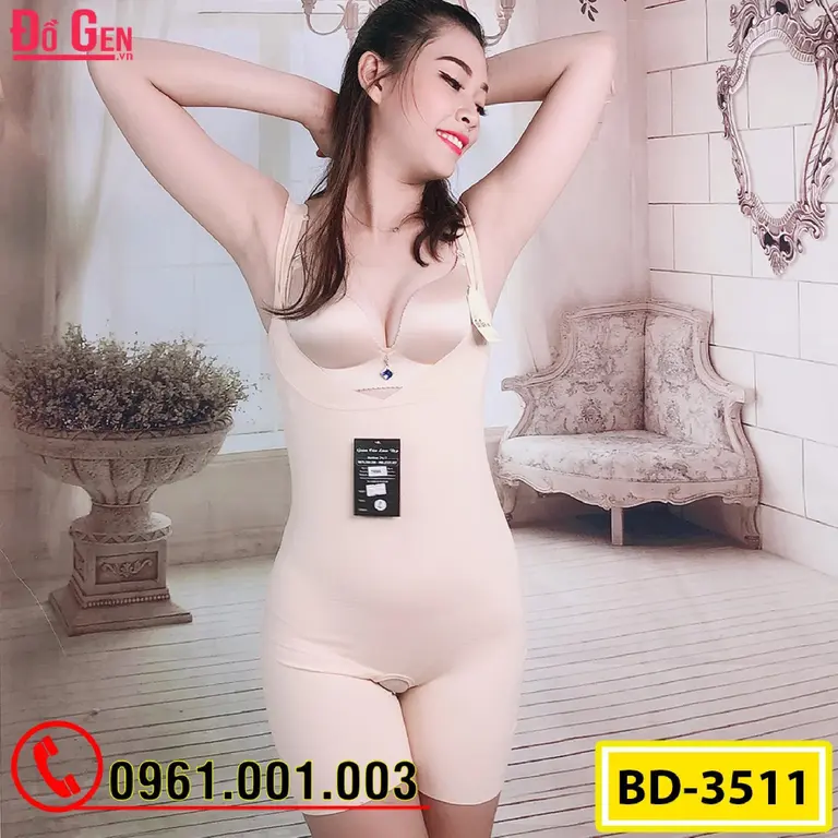 Bộ Đồ Gen Định Hình - Đồ Lót Định Hình Thu Gọn Vòng Eo (Cod: BD-3511)
