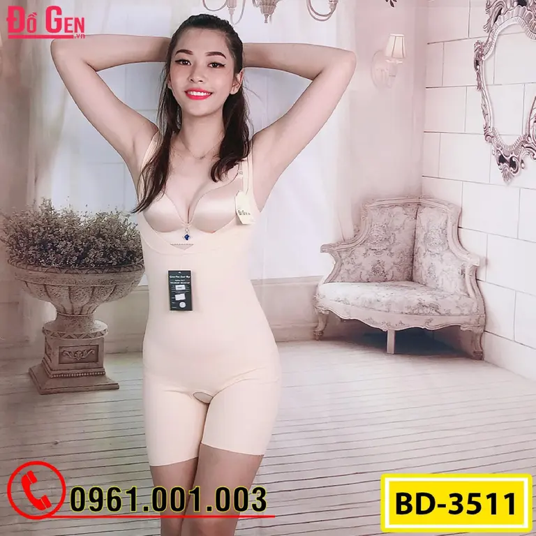 Bộ Đồ Gen Định Hình - Đồ Lót Định Hình Thu Gọn Vòng Eo (Cod: BD-3511)