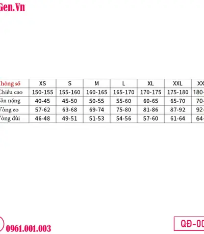 Quần Gen Nịt Bụng Đùi Sau Phẫu Thuật Hút Mỡ Bụng và Đùi QĐ-003
