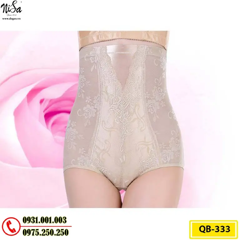 Quần Lót Gen Nịt Bụng Chống Cuộn Định Hình Vòng Eo (Cod: QB-333)