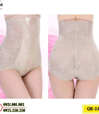 Quần Lót Gen Nịt Bụng Chống Cuộn Định Hình Vòng Eo (Cod: QB-333)