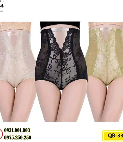Quần Lót Gen Nịt Bụng Chống Cuộn Định Hình Vòng Eo (Cod: QB-333)