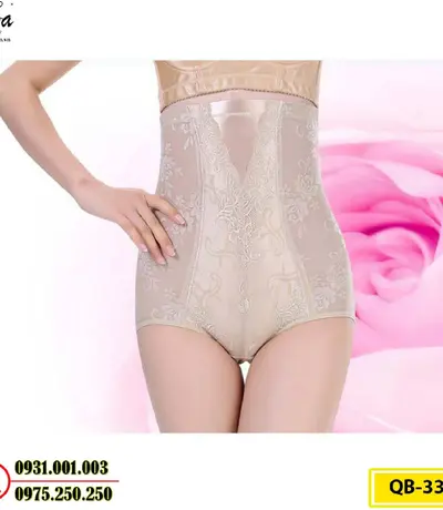 Quần Lót Gen Nịt Bụng Chống Cuộn Định Hình Vòng Eo (Cod: QB-333)