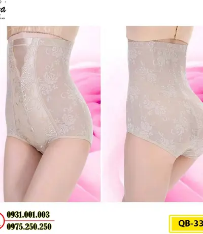 Quần Lót Gen Nịt Bụng Chống Cuộn Định Hình Vòng Eo (Cod: QB-333)