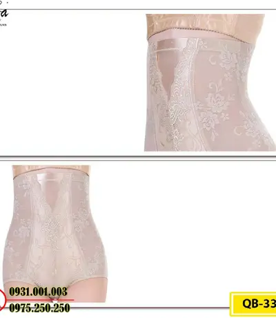 Quần Lót Gen Nịt Bụng Chống Cuộn Định Hình Vòng Eo (Cod: QB-333)