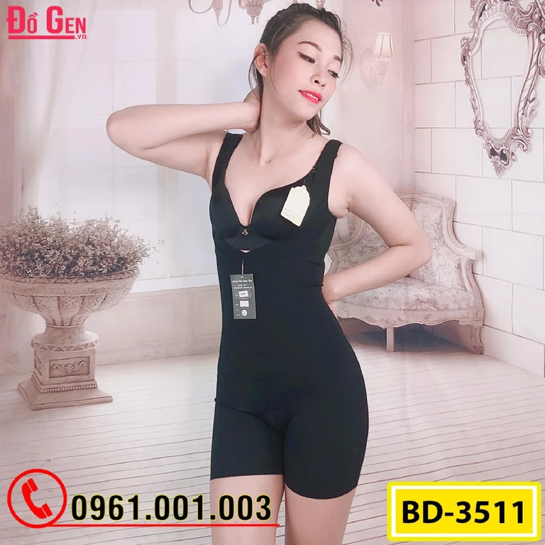 Bộ Đồ Lót Gen Định Hình - Gen Nịt Bụng Thu Gọn Vòng Eo (Cod: BD-3511)