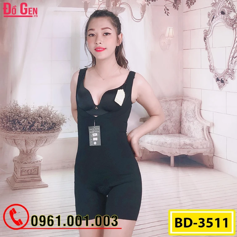 Bộ Đồ Lót Gen Định Hình - Gen Nịt Bụng Thu Gọn Vòng Eo (Cod: BD-3511)