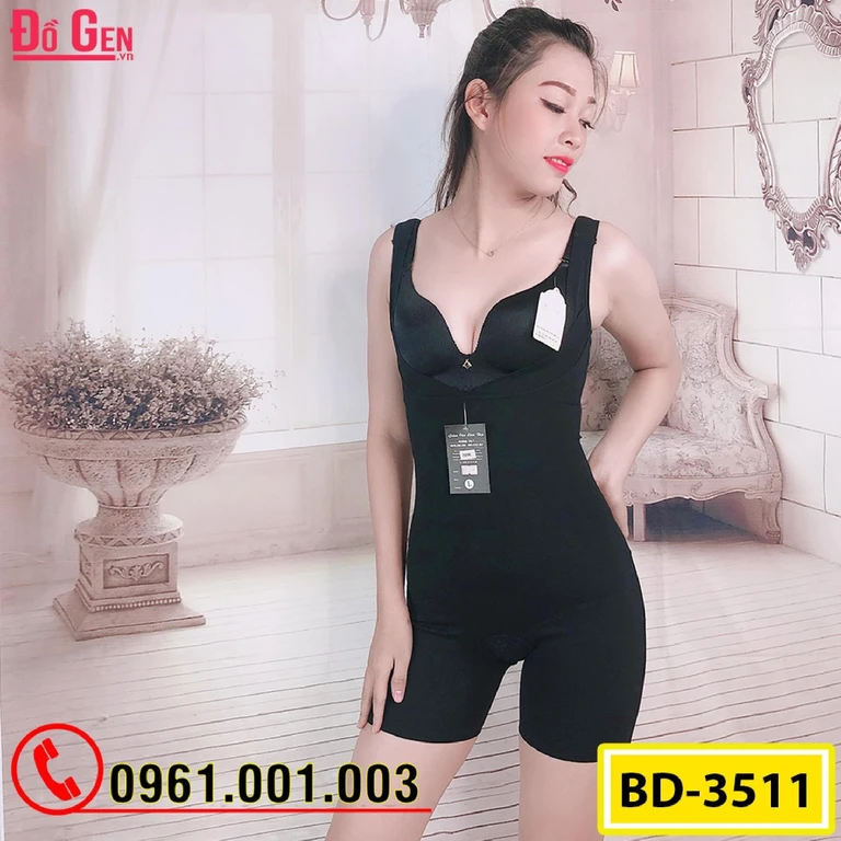 Bộ Đồ Lót Gen Định Hình - Gen Nịt Bụng Thu Gọn Vòng Eo (Cod: BD-3511)