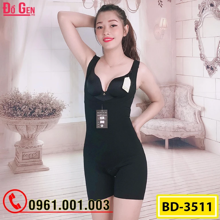 Bộ Đồ Lót Gen Định Hình - Gen Nịt Bụng Thu Gọn Vòng Eo (Cod: BD-3511)