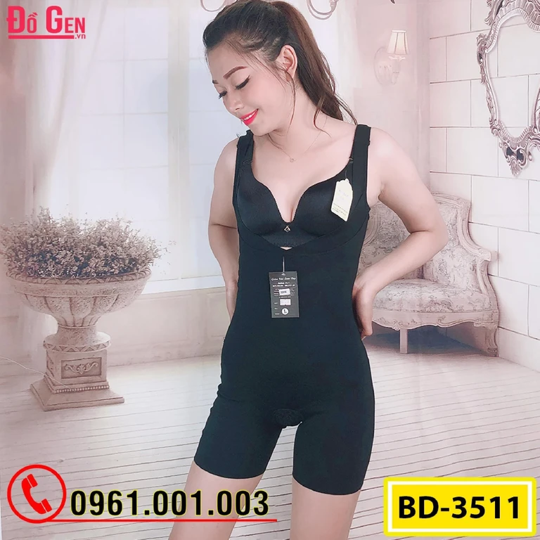 Bộ Đồ Lót Gen Định Hình - Gen Nịt Bụng Thu Gọn Vòng Eo (Cod: BD-3511)