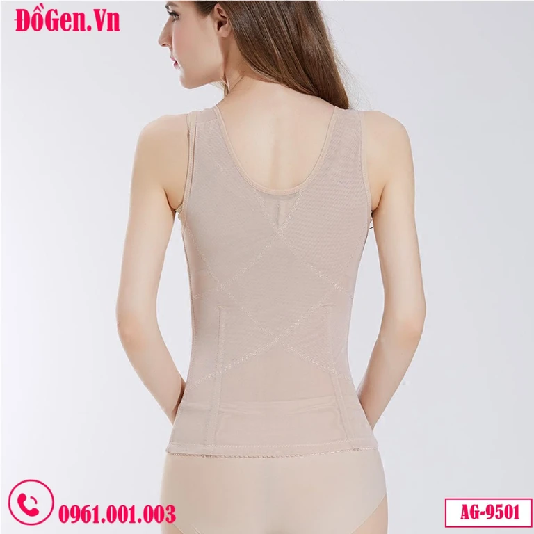 Áo gen nịt bụng định hình eo 9501: Nâng đỡ vòng 1, tạo khe ngực quyến rũ