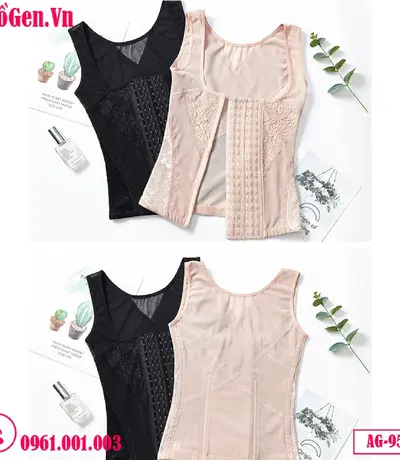 Áo gen nịt bụng định hình eo 9501: Nâng đỡ vòng 1, tạo khe ngực quyến rũ