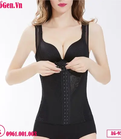 Áo gen nịt bụng định hình eo 9501: Nâng đỡ vòng 1, tạo khe ngực quyến rũ