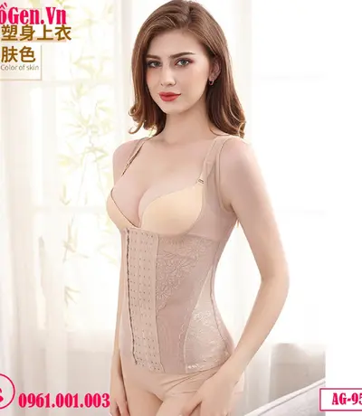 Áo gen nịt bụng định hình eo 9501: Nâng đỡ vòng 1, tạo khe ngực quyến rũ