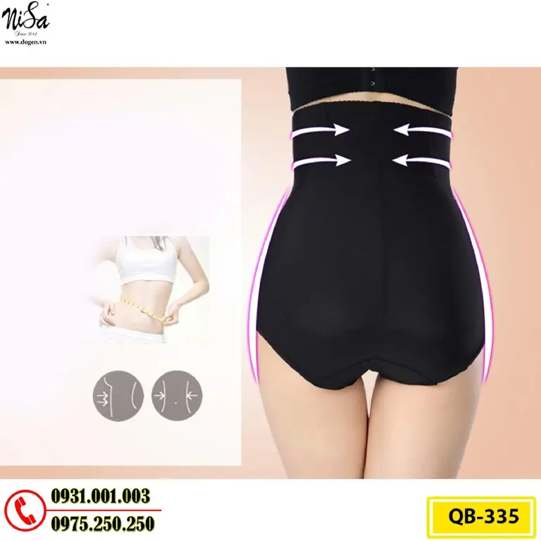 Quần Gen Định Hình - Quần Lót Gen Định Hình Nâng Mông Thu Nhỏ Eo (Cod: QB-335)