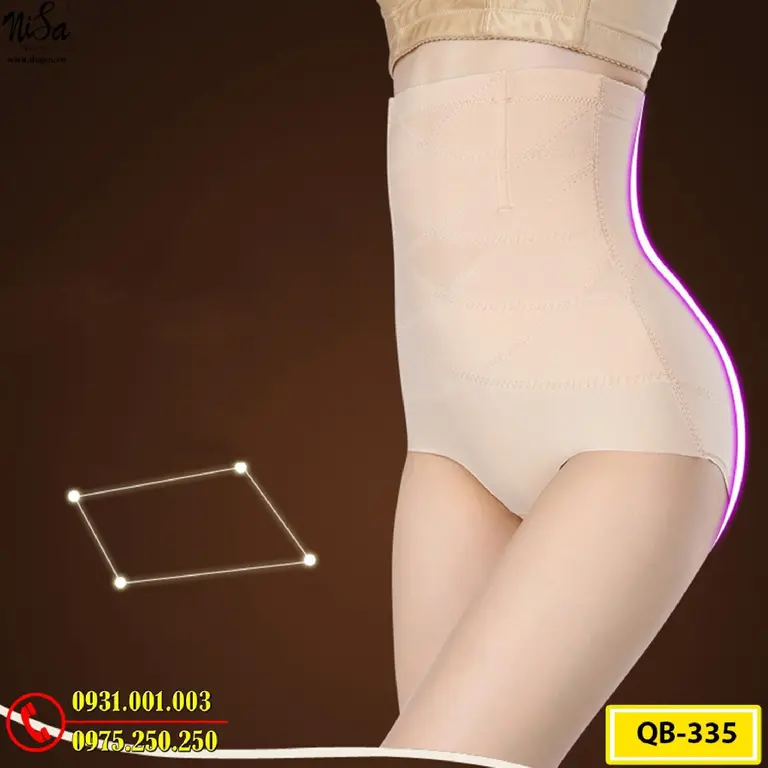 Quần Gen Định Hình - Quần Lót Gen Định Hình Nâng Mông Thu Nhỏ Eo (Cod: QB-335)