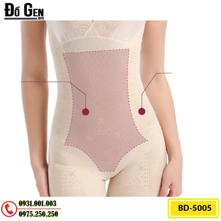 Bộ Đồ Lót Định Hình - Đồ Lót Gen Định Hình Thu Nhỏ Vòng Eo (Cod: BD-5005)